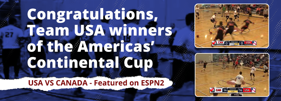 Congratulations, Team USA winners of the Americas' Continental Cup, USA vs Canada - Featured on ESPN2